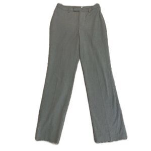 Banana Republic Harrison Gray Stretch High Rise Straight Leg Dress Pants Size 6